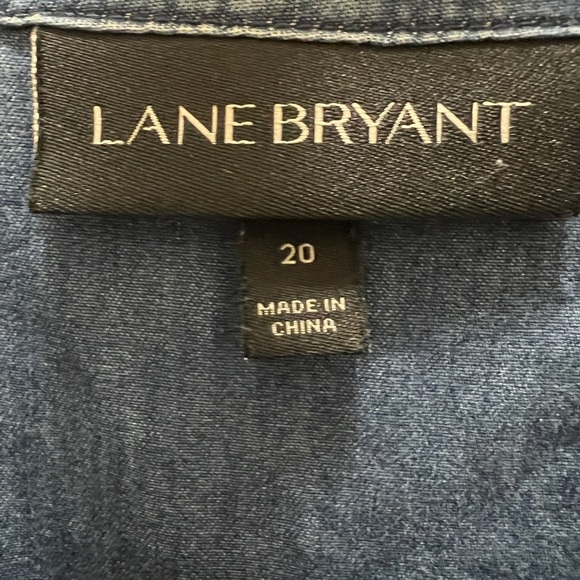 Lane Bryant denim shirt dress size 20 - Picture 2 of 6